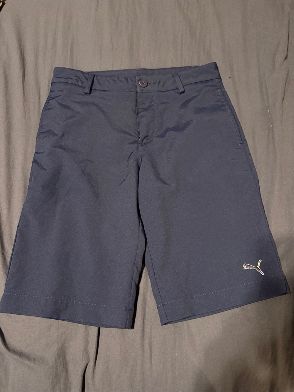 Puma Men’s Dark Blue Athletic Bermuda Shorts